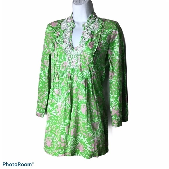 LILLY Pulitzer Sarasota Sunnyside Lion Tunic - Picture 8 of 8